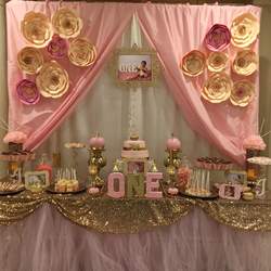 Pink & Gold 1st Birthday - Pink & gold 