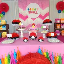 Girly Pokemon Party - Pokemon / pink