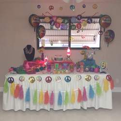Zion's Groovy Girls Night Party - Peace, Love, and Party