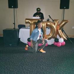 Ta'Niya's 8th grade graduation party - None
