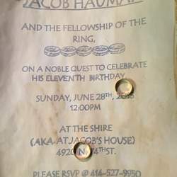 Jake's Hobbit Party - The Hobbit