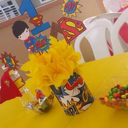 Fabián's first birthday - Superheroes