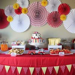 Little Fire Chiefs Party - Fire Truck / Firefighter