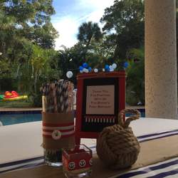 Nautical 1st Birthday Party  - Nautical