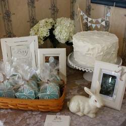 Tea Party Vintage Boy Baby Shower - Vintage 
