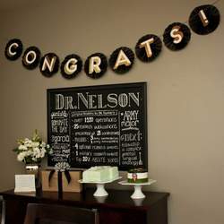 Surgical Residency Graduation  - Chalkboard / Kraft