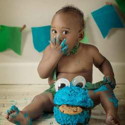 Josiah's 1st Birthday Party - "Cookie Monster"