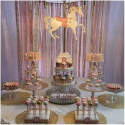 Anna's Carousel Baby Shower - Carousel Horse