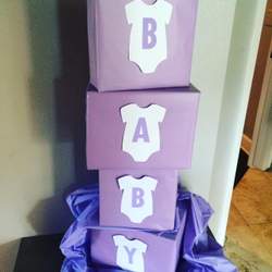 Baby Christina's Shower - Onesies & Things