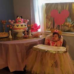 Pink and Gold Minnie Mouse Party - Minnie Mouse