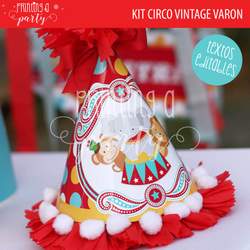 Vintage Circus Party for boys - Vintage Circus for boys