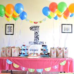 It's All About Aaron First Birthday  - Our Birthday Boy