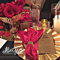 Marilyn's 65 Years of Fab Surprise Birthday Party - Red & Gold