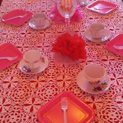 Amelia's 8th doll & me par-tea - Tea party with giels and their dolls