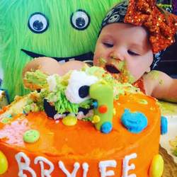 Baby Monster Bash - Girl 1st Birthday 