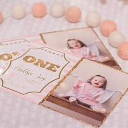 Oaklyn's First Birthday Party - Pink and Gold