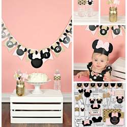 Minnie Mouse Pink & Gold Birthday Party - Minnie Mouse