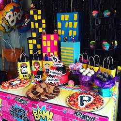 Penelope's 5th Superhero Party  - Superheroes