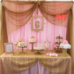 Galilea's Beautiful Baby Shower! - Pink and Gold baby shower