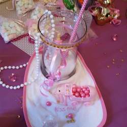 It's a Girl  - Pink and  Gold