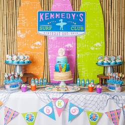 A Girly Surfing Birthday Party - Surfing