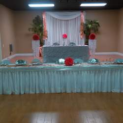 Peachy Wedding - Peach, White &Bling