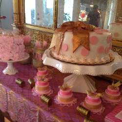 Mahalia's First Birthday - Pink and Gold