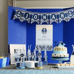 Ahoy! This Sailor is a Big Boy! | Nautical First Birthday Party - Nautical