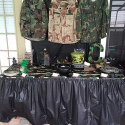 Colton's Army Boot camp Birthday  - Army 