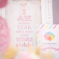 Hiranya's 1st Birthday - Pink & Gold Butterfly Theme