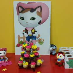 Saraye's 6th birthday party  - Sheriff Callie 