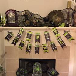 Boo, Black and Green Halloween Bash - None
