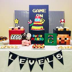 Kobe & Khloe's Gaming & Glamming 8th Birthday Party - Video Games & Boho Glam 