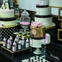 Coco Chanel inspired baby shower  - Coco Chanel 