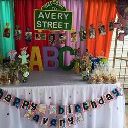Averys 1st birthday  - Sesame Street 