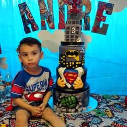 Alexandre super heros birthday party  - Super heros