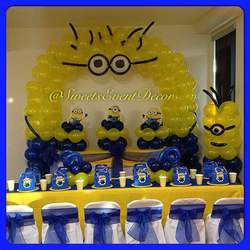 Minions Decor Set Up by: Sweets Event Decor - Despicable Me / Minions