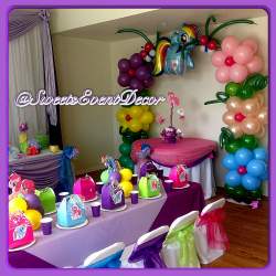 Pony Decor Set Up by: SWEETS EVENT DECOR - My Little Pony