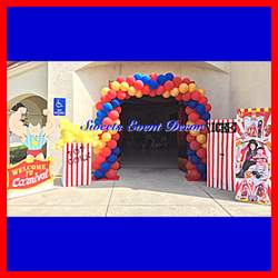 Carnival Theme Decor Set up by: Sweets Event Decor - Circus / Carnival