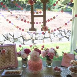 Welcome Baby Henley Pearl! - Romantic Gold & Pink Baby Shower