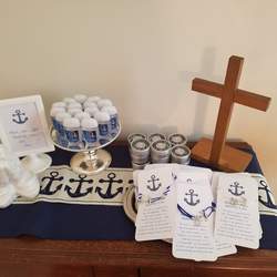 Noxx's Nautical Baptism - Boy's Nautical/Anchor