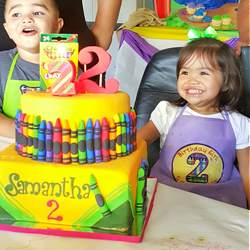 Samantha's Crayola Party - Crayola/Artist Party