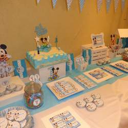 Primer añito de Renzo - Baby mickey Mouse