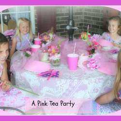 A Pink Garden Tea Party  - Flowers