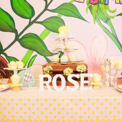 Baby 1st Birthday - Flowers and Puppets