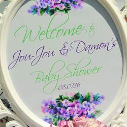 Garden Baby Shower - Purple 