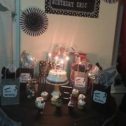Black and silver  - 18th birthday 