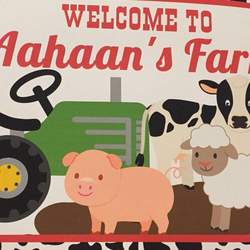 Aahaan Turns ONE- Fancy Farm Party - "Old McDonald" "Fancy Farm" "1st birthday"