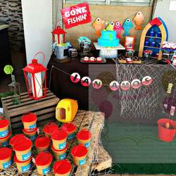 "Gone Fishing" Ian's 4th Birthday - Gone Fishing Birthday Party