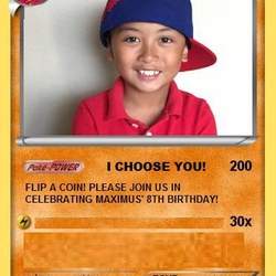 Max's 8th Birthday - Pokemon